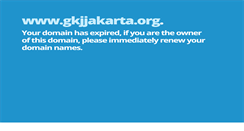 Desktop Screenshot of gkjjakarta.org